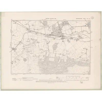 1899 Map of Aberdeenshire Sheet XLIV.SE, 1901 Print