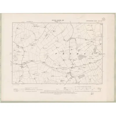 1899 Map of Aberdeenshire Sheet XLIV.SW, 1901 Print