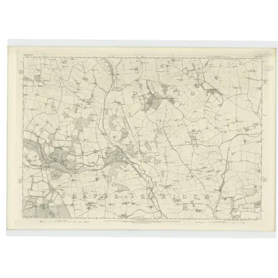 1867 Map of Aberdeenshire, Sheet XLV, 1870 Print