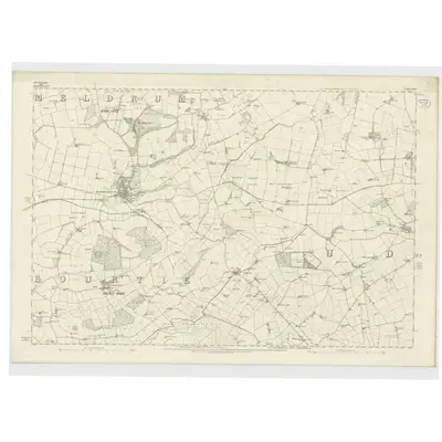 1867 Map of Aberdeenshire, Sheet XLVI, 1870 Print