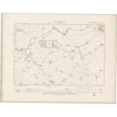 1899 Map of Aberdeenshire Sheet XLVI.SE, 1901 Print