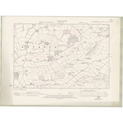 1924 Map of Aberdeenshire Sheet XLVI.SW, 1928 Print