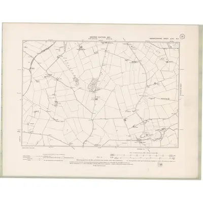 1899 Map of Aberdeenshire Sheet XLVII.NE, 1901 Print