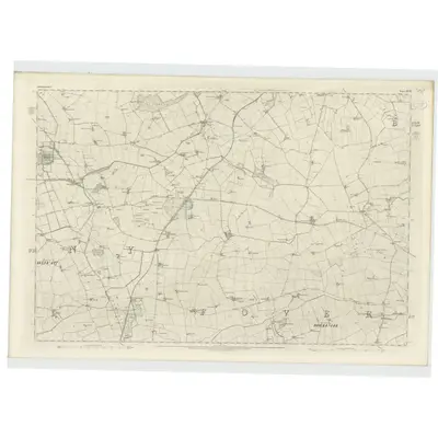 1866 Map of Aberdeenshire, Sheet XLVII, 1870 Print