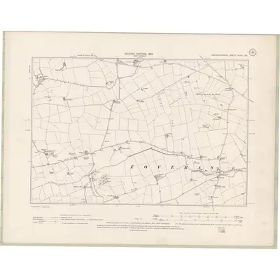 1899 Map of Aberdeenshire Sheet XLVII.SE, 1901 Print