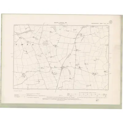 1899 Map of Aberdeenshire Sheet XLVII.SW, 1901 Print