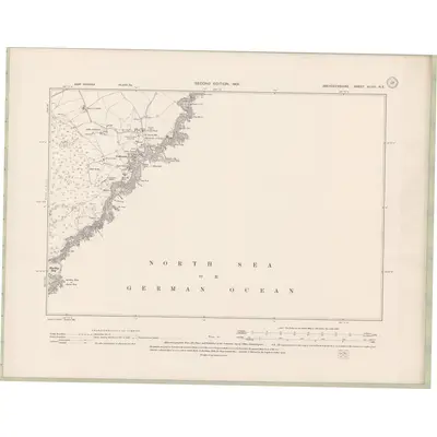 1899 Map of Aberdeenshire Sheet XLVIII.NE, 1901 Print