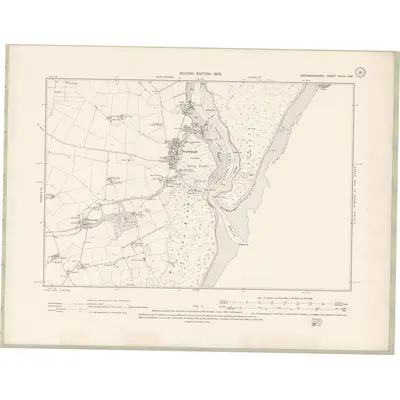 1899 Map of Aberdeenshire Sheet XLVIII.SW, 1902 Print