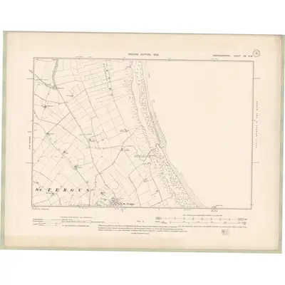 1900 Map of Aberdeenshire Sheet XV.NW, 1902 Print