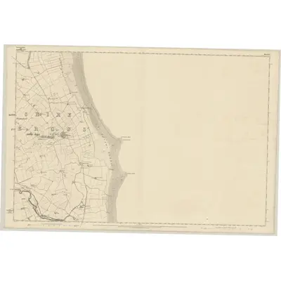 1869 Map of Aberdeenshire, Sheet XV, 1872 Print