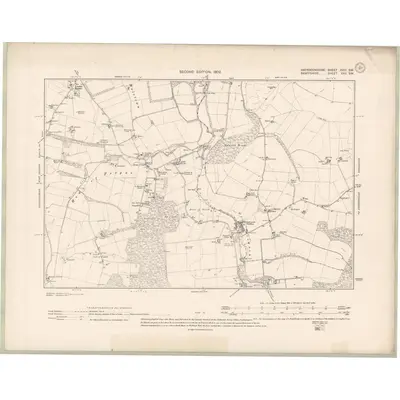 1901 Map of Aberdeenshire Sheet XVIII.SW, 1902 Print