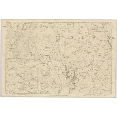 1870 Map of Aberdeenshire, Sheet XX, 1874 Print