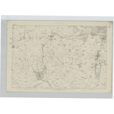1870 Map of Aberdeenshire, Sheet XXI, 1873 Print