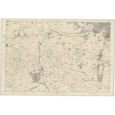 1870 Map of Aberdeenshire, Sheet XXI, 1873 Print
