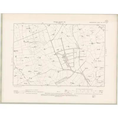 1899 Map of Aberdeenshire Sheet XXI.SW, 1901 Print