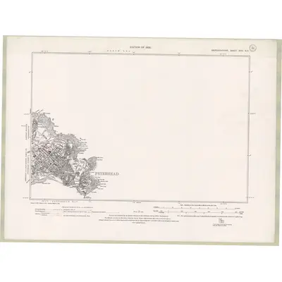1924 Map of Aberdeenshire Sheet XXIII.NE, 1928 Print