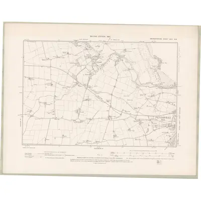 1900 Map of Aberdeenshire Sheet XXIII.NW, 1901 Print