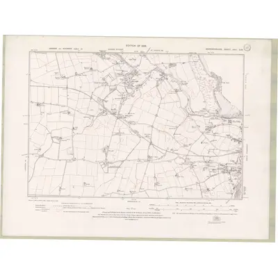 1924 Map of Aberdeenshire Sheet XXIII.NW, 1928 Print