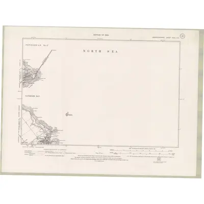 1924 Map of Aberdeenshire Sheet XXIII.SE, 1928 Print
