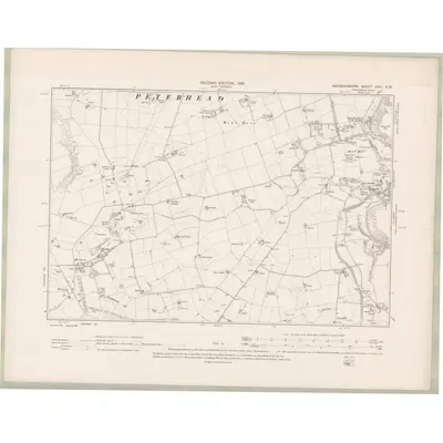 1900 Map of Aberdeenshire Sheet XXIII.SW, 1901 Print