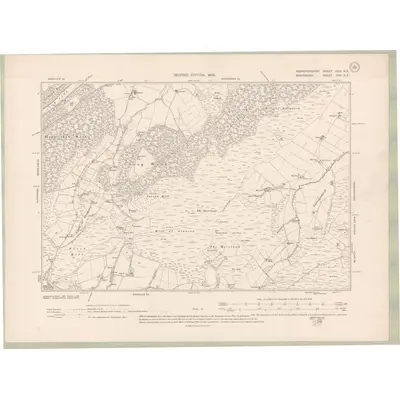 1900 Map of Aberdeenshire Sheet XXIV.NE, 1905 Print