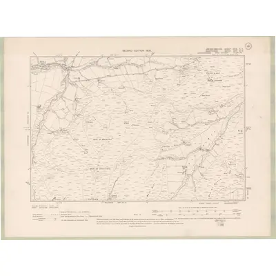1900 Map of Aberdeenshire Sheet XXIV.SE, 1905 Print