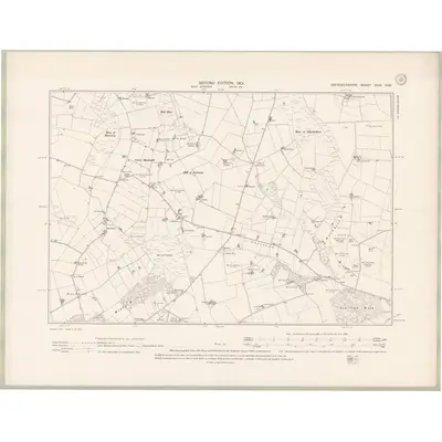 1899 Map of Aberdeenshire Sheet XXIX.NW, 1901 Print