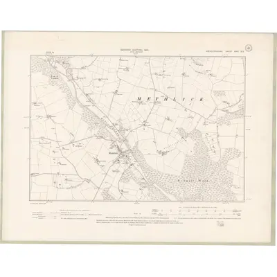 1899 Map of Aberdeenshire Sheet XXIX.SE, 1901 Print