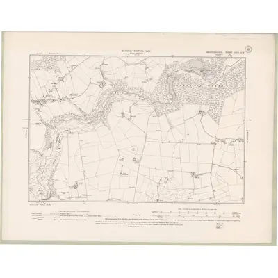 1899 Map of Aberdeenshire Sheet XXIX.SW, 1901 Print