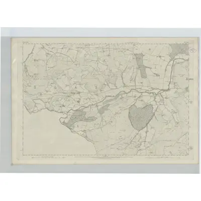 1871 Map of Aberdeenshire, Sheet XXV, 1874 Print