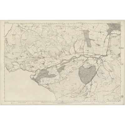 1871 Map of Aberdeenshire, Sheet XXV, 1874 Print
