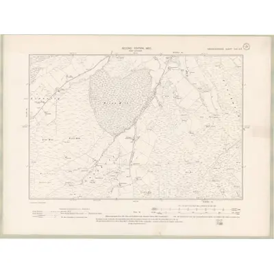 1900 Map of Aberdeenshire Sheet XXV.SE, 1902 Print