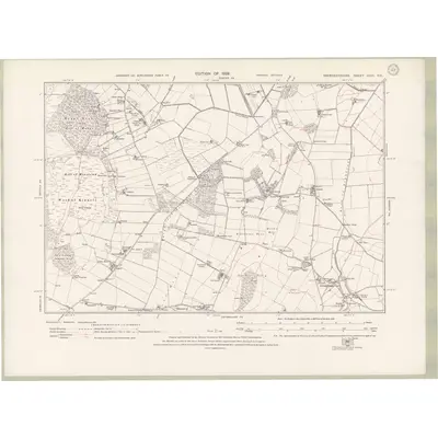 1925 Map of Aberdeenshire Sheet XXVI.NE, 1928 Print