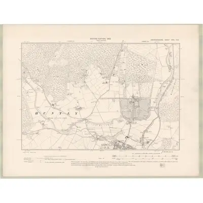 1900 Map of Aberdeenshire Sheet XXVI.NW, 1902 Print