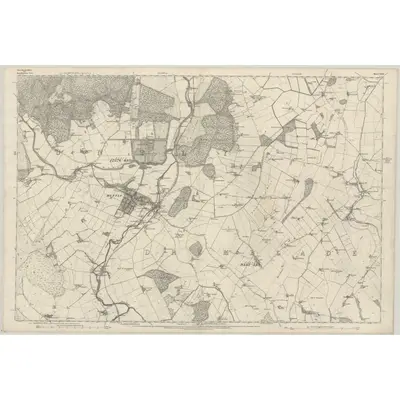 1871 Map of Aberdeenshire, Sheet XXVI, 1874 Print