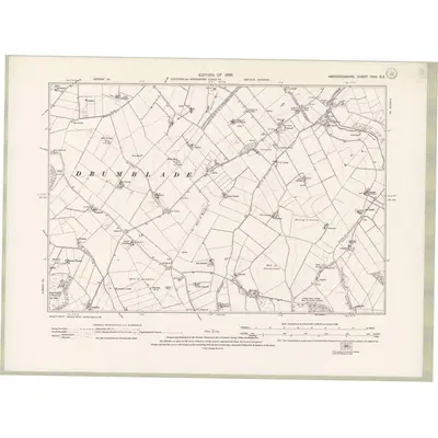 1924 Map of Aberdeenshire Sheet XXVI.SE, 1928 Print