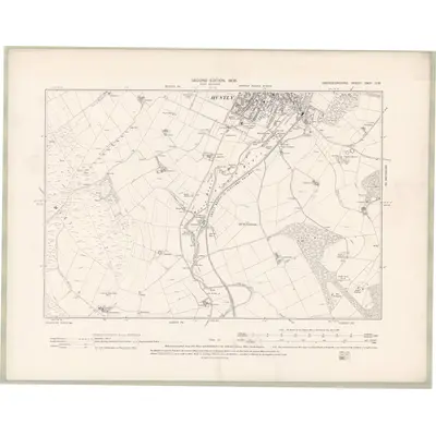 1900 Map of Aberdeenshire Sheet XXVI.SW, 1902 Print