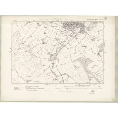 1924 Map of Aberdeenshire Sheet XXVI.SW, 1928 Print