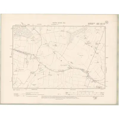 1900 Map of Aberdeenshire Sheet XXVII.NE, 1902 Print