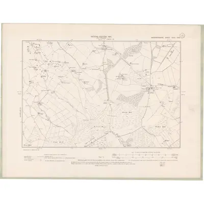 1899 Map of Aberdeenshire Sheet XXVII.SW, 1901 Print