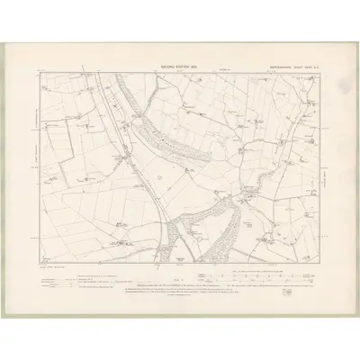 1900 Map of Aberdeenshire Sheet XXVIII.NE, 1901 Print