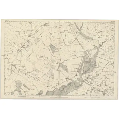 1869 Map of Aberdeenshire, Sheet XXVIII, 1873 Print