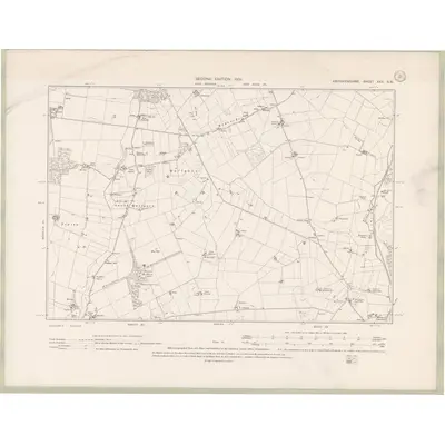 1899 Map of Aberdeenshire Sheet XXX.SW, 1901 Print