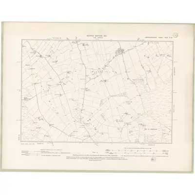 1899 Map of Aberdeenshire Sheet XXXI.NW, 1901 Print