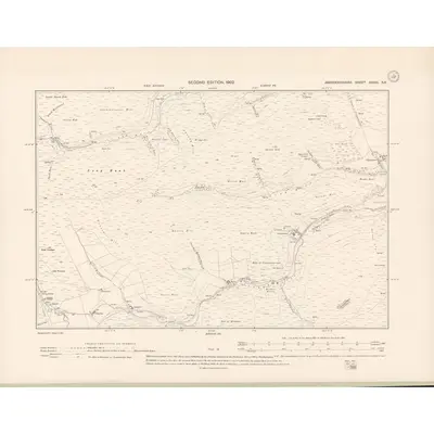 1899 Map of Aberdeenshire Sheet XXXIII.SE, 1902 Print