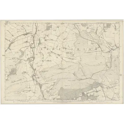 1868 Map of Aberdeenshire, Sheet XXXIV, 1874 Print