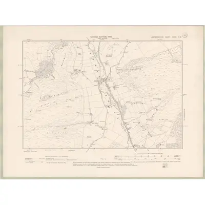 1899 Map of Aberdeenshire Sheet XXXIV.SW, 1902 Print