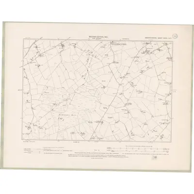 1899 Map of Aberdeenshire Sheet XXXIX.NE, 1901 Print
