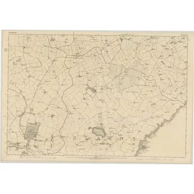 1867 Map of Aberdeenshire, Sheet XXXIX, 1871 Print