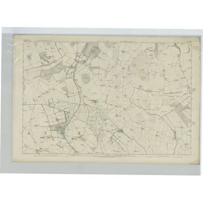 1867 Map of Aberdeenshire, Sheet XXXVI, 1873 Print